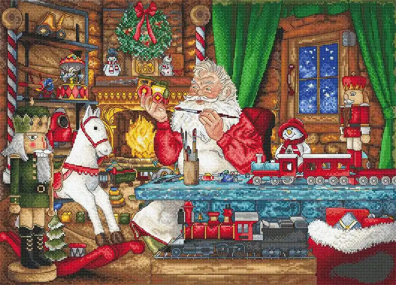 Today Only Getting ready for the Christmas L8074 Counted Cross Stitch Kit