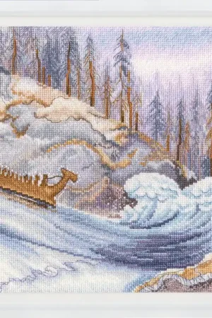 River of Time M990 Counted Cross Stitch Kit Seasonal Sale