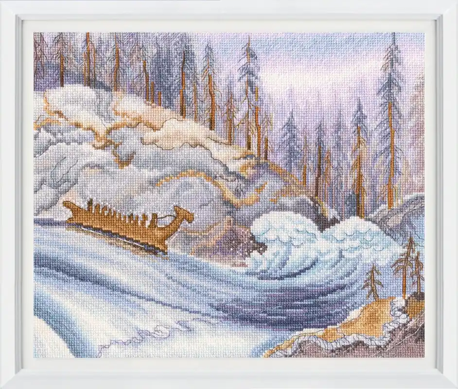 River of Time M990 Counted Cross Stitch Kit Seasonal Sale