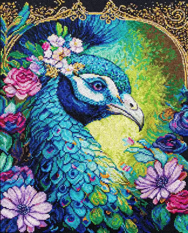 Proud Cerulean BU5035L Counted Cross-Stitch Kit Must Have