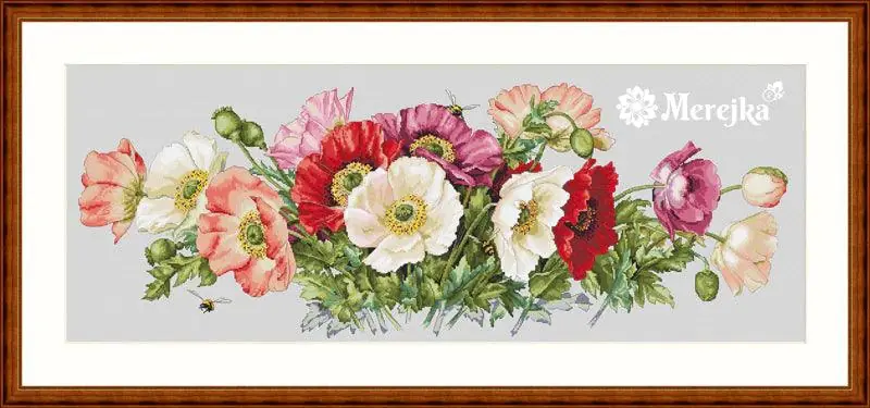 Poppies K-33 Counted Cross-Stitch Kit High Quality
