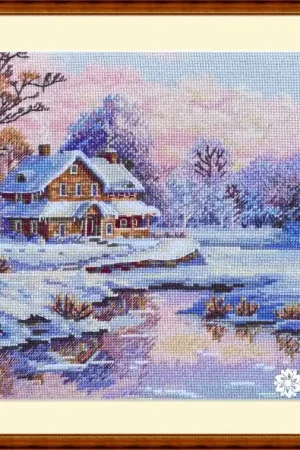 The First Snow K-240 Counted Cross-Stitch Kit Sale