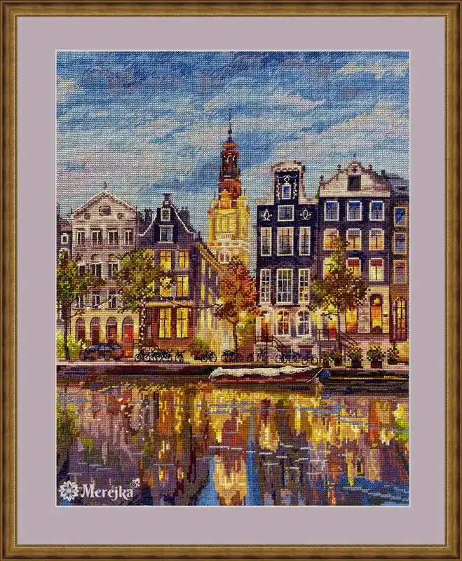 Amsterdam K-232 Counted Cross-Stitch Kit Must Have