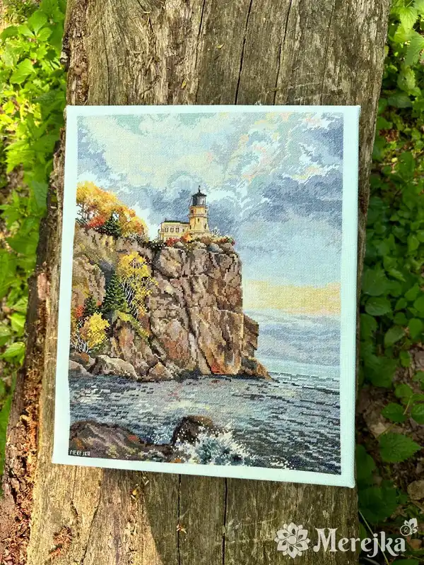 Split Rock Lighthouse K-231 Counted Cross-Stitch Kit Same Day Shipping