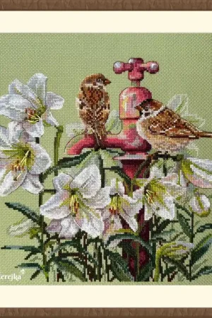 Get Yours Among the Lilies K-229 Counted Cross-Stitch Kit
