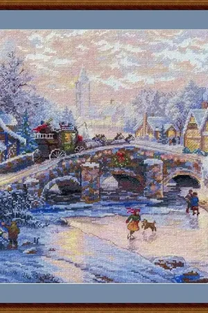 Spirit of Christmas K-214 Counted Cross-Stitch Kit Final Sale