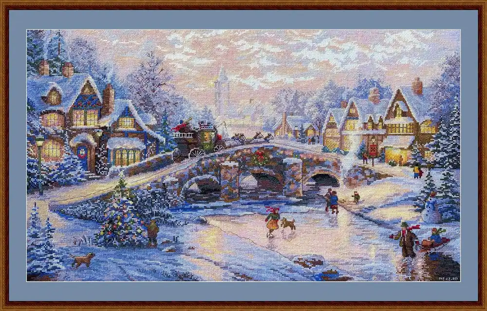 Spirit of Christmas K-214 Counted Cross-Stitch Kit Final Sale