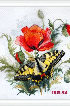 Low Price Summer Meadow K-206 Counted Cross-Stitch Kit