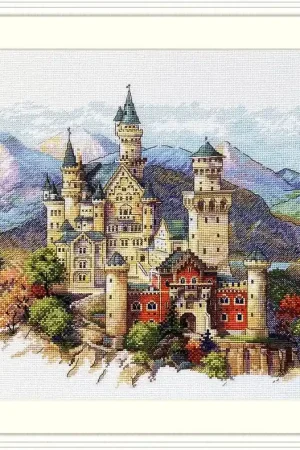 Neuschwanstein Castle K-201 Counted Cross-Stitch Kit Original