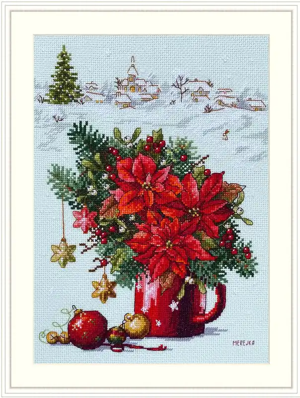 Best Price Happy Holiday K-194 Counted Cross-Stitch Kit