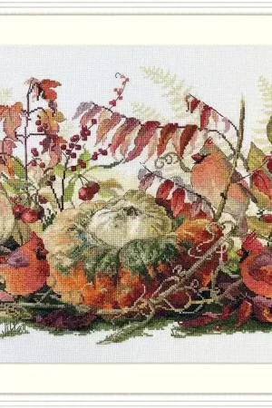 Exclusive Rhapsody in Red K-190 Counted Cross-Stitch Kit