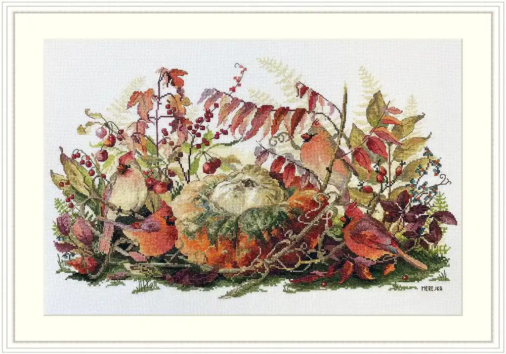 Exclusive Rhapsody in Red K-190 Counted Cross-Stitch Kit