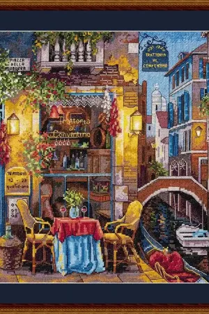 Our Special Place in Venice K-160 Counted Cross-Stitch Kit Special Discount