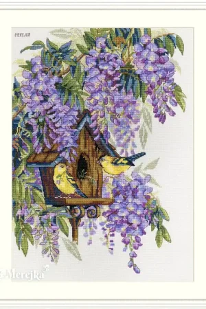 Clearance Wisteria K-137 Counted Cross-Stitch Kit