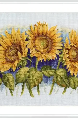 Cheap Bright Sunflowers K-125 Counted Cross-Stitch Kit