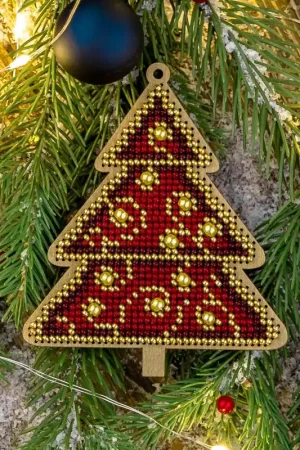 Order Now Set for embroidery with beads on wood FLK-317