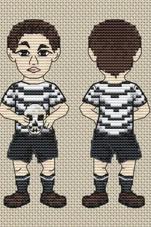 Limited Edition The Addams Family: Pugsley - PDF Cross Stitch Pattern