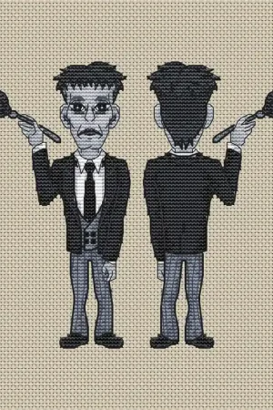 Free Shipping The Addams Family: Lurch - PDF Cross Stitch Pattern