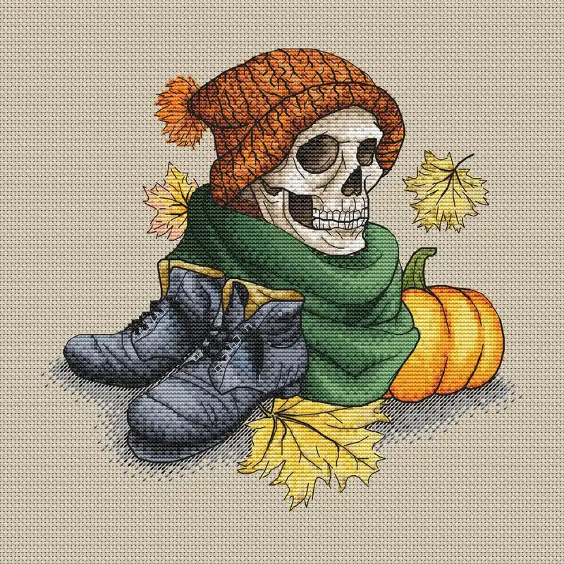 Last Autumn - PDF Cross Stitch Pattern Modern