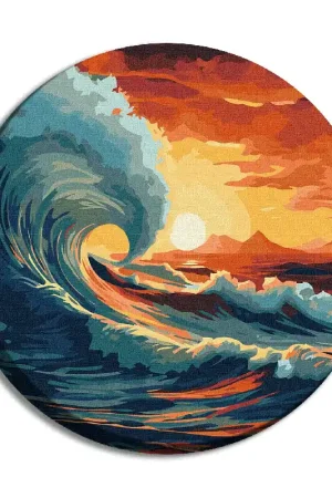 Low Price Painting by Numbers kit Catch the wave KHO-R1003