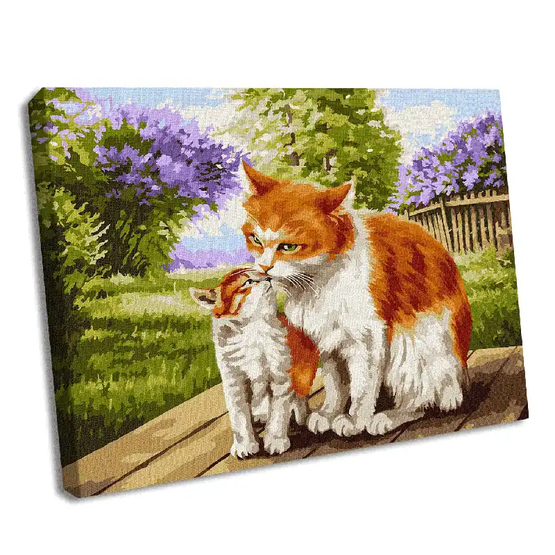 Painting by Numbers kit Mother's warmth KHO6511 Luxury