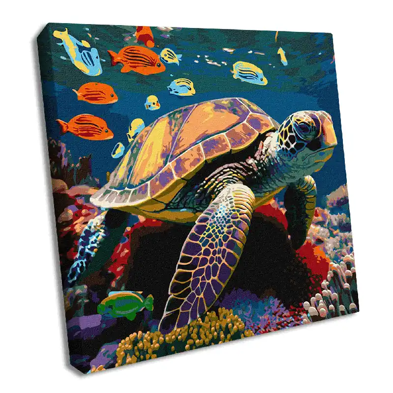 Painting by Numbers kit Underwater inhabitants KHO6503 Flash Sale
