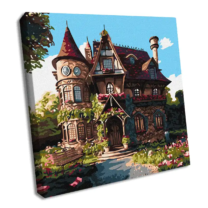 Clearance Painting by Numbers kit The cozy palace KHO6330