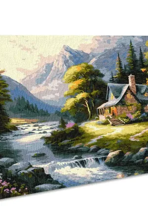 Painting by Numbers kit House in the mountains KHO6329 Factory Price