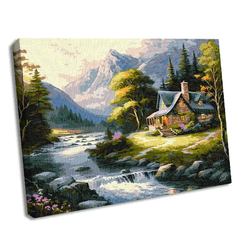 Painting by Numbers kit House in the mountains KHO6329 Factory Price