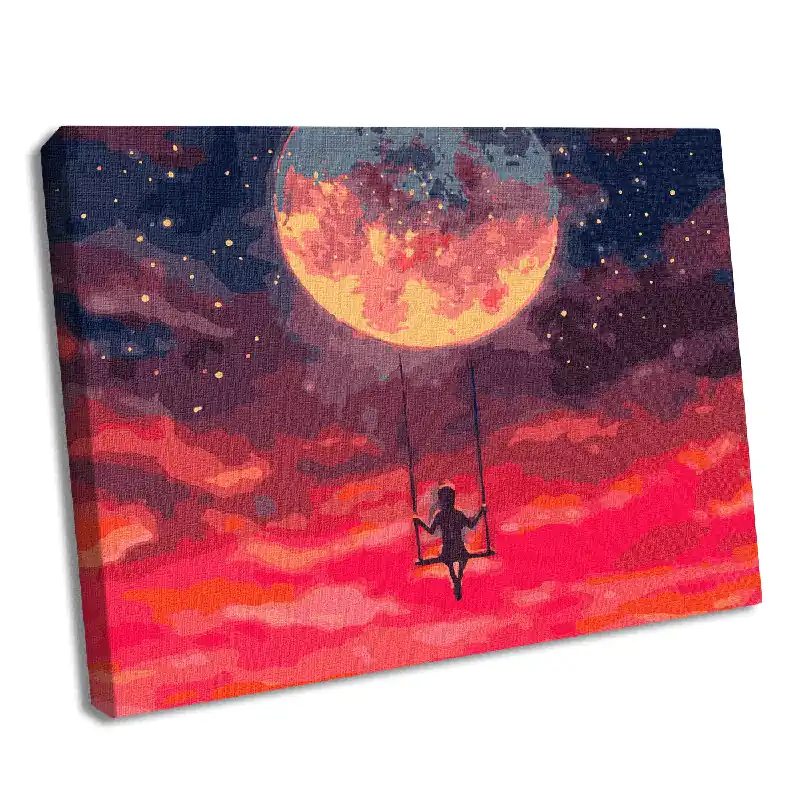 Painting by Numbers kit Space swing KHO5045 Worldwide Shipping