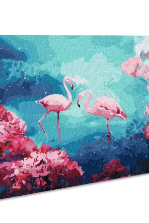 Brand New Painting by Numbers kit A magical lake KHO4461