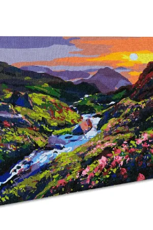 Painting by Numbers kit Sunrise in the mountains KHO2887 Modern