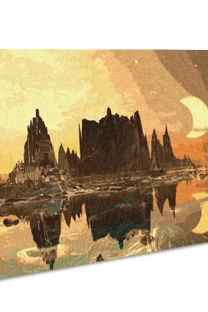 Painting by Numbers kit Golden city KHO2853 Grab Now