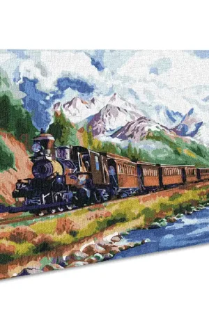 Painting by Numbers kit Train home KHO2510 Sale