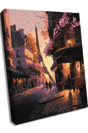 Painting by Numbers kit French streets KHO2198 Discount