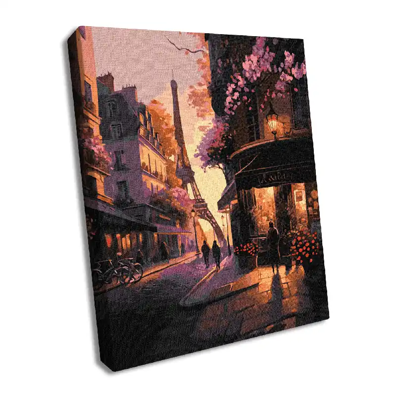 Painting by Numbers kit French streets KHO2198 Discount
