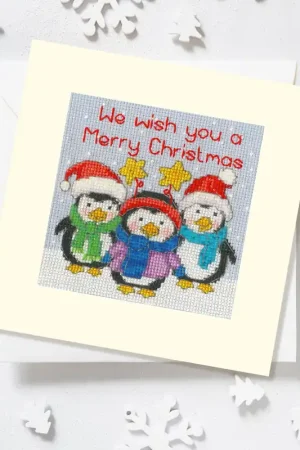 Penguin Pals XMAS69 Counted Cross Stitch Kit Best Seller
