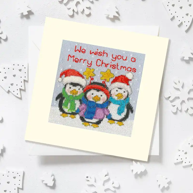 Penguin Pals XMAS69 Counted Cross Stitch Kit Best Seller