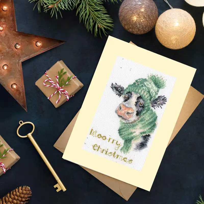 Wholesale Moo-rry Christmas XMAS67 Counted Cross Stitch Kit