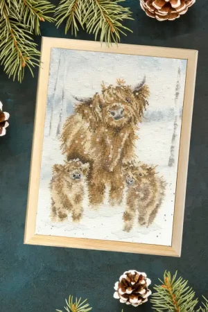 Highland Christmas XHD128 Counted Cross Stitch Kit Secure Checkout