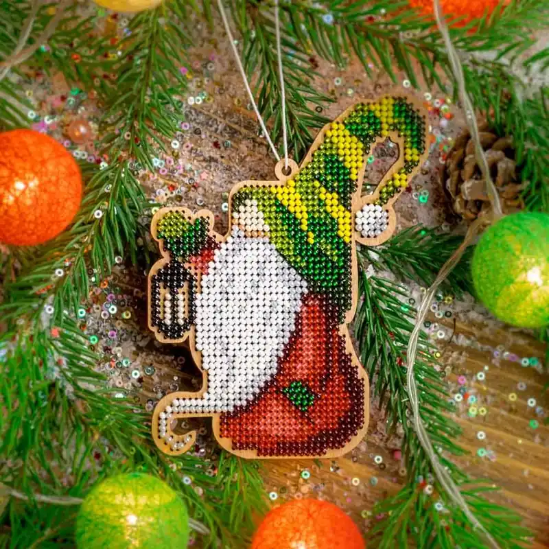 Next Day Delivery Set for embroidery with beads on wood FLK-502