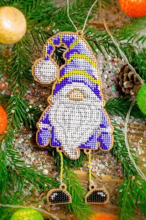 Set for embroidery with beads on wood FLK-493 No Minimum Order