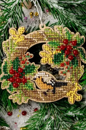 Set for embroidery with beads on wood FLK-439 Price Cut