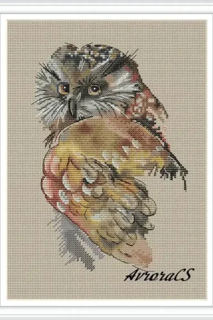 Wise Gaze - PDF Cross Stitch Pattern Trending