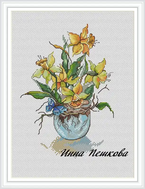Moments of Spring - PDF Cross Stitch Pattern Handmade