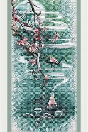 Moon Sake - PDF Cross Stitch Pattern Reduced Price