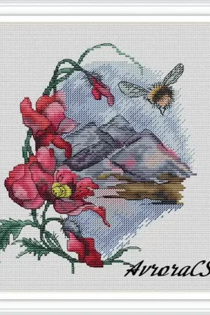Next Day Delivery Sunset - PDF Cross Stitch Pattern