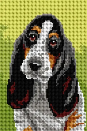 Basset 3474F Needlepoint canvas for halfstitch without yarn Exclusive
