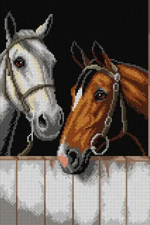 Spick and Span 3091J Needlepoint canvas for halfstitch without yarn Brand New