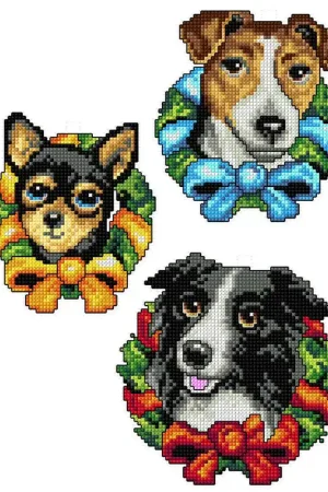 Super Sale Christmas animals 158CS Counted Cross-Stitch Kit